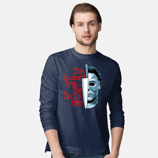 The Devil's Eyes-Mens-Long Sleeved-Tee-goodidearyan