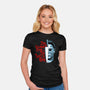 The Devil's Eyes-Womens-Fitted-Tee-goodidearyan