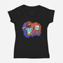 Paint My House-Womens-V-Neck-Tee-nickzzarto