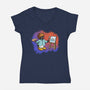 Paint My House-Womens-V-Neck-Tee-nickzzarto