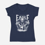 Primitive Eagle-Womens-V-Neck-Tee-Diego Oliver
