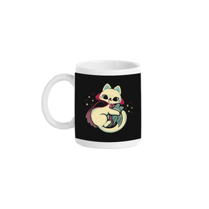 Cute Vampire Cat Bites Bat