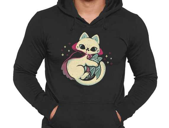 Cute Vampire Cat Bites Bat