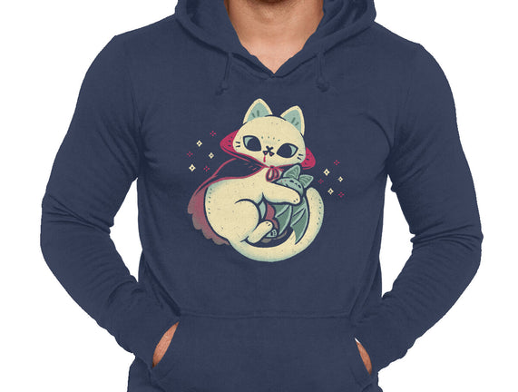 Cute Vampire Cat Bites Bat