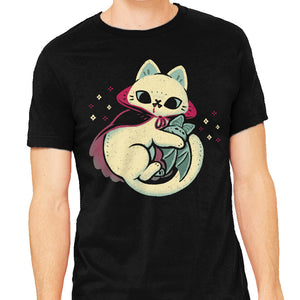 Cute Vampire Cat Bites Bat