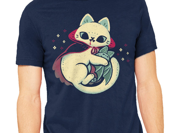 Cute Vampire Cat Bites Bat