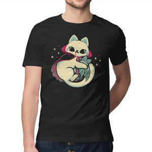 Cute Vampire Cat Bites Bat