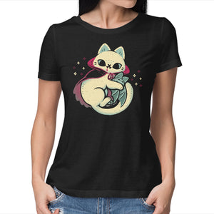 Cute Vampire Cat Bites Bat