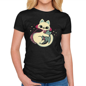 Cute Vampire Cat Bites Bat