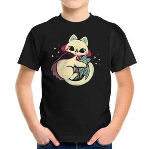 Cute Vampire Cat Bites Bat