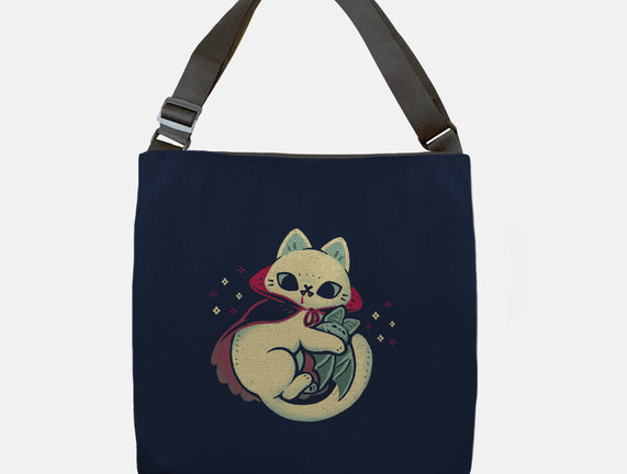 Cute Vampire Cat Bites Bat
