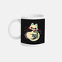 Cute Vampire Cat Bites Bat-None-Mug-Drinkware-xMorfina