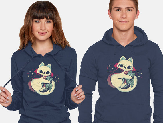 Cute Vampire Cat Bites Bat