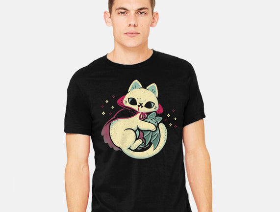 Cute Vampire Cat Bites Bat