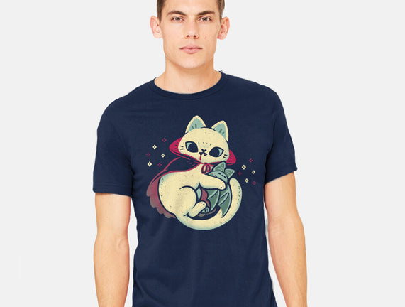 Cute Vampire Cat Bites Bat