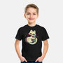 Cute Vampire Cat Bites Bat-Youth-Basic-Tee-xMorfina