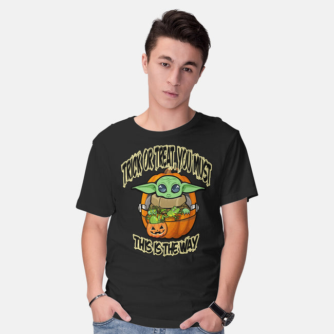 Trick Or Treat You Must-Mens-Basic-Tee-palmstreet
