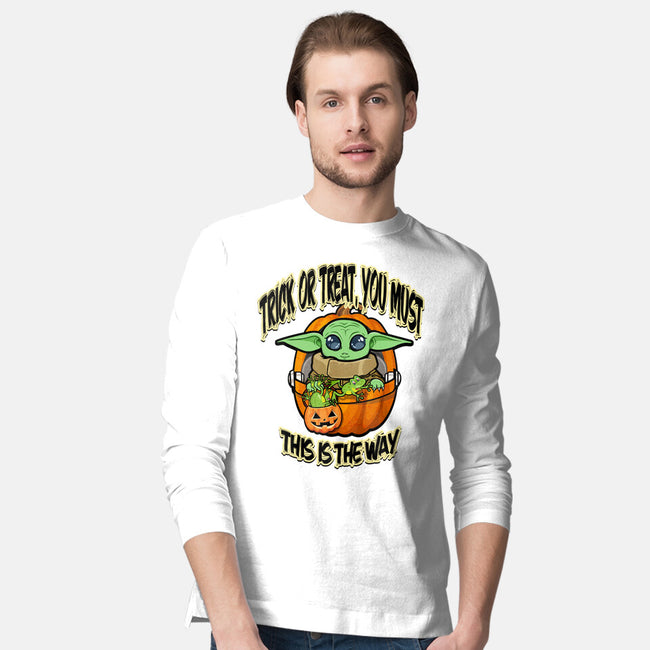 Trick Or Treat You Must-Mens-Long Sleeved-Tee-palmstreet