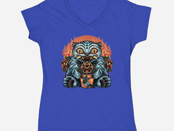 Blue Tiger Red Flame