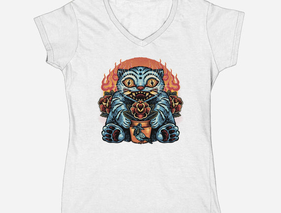 Blue Tiger Red Flame