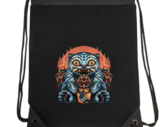 Blue Tiger Red Flame
