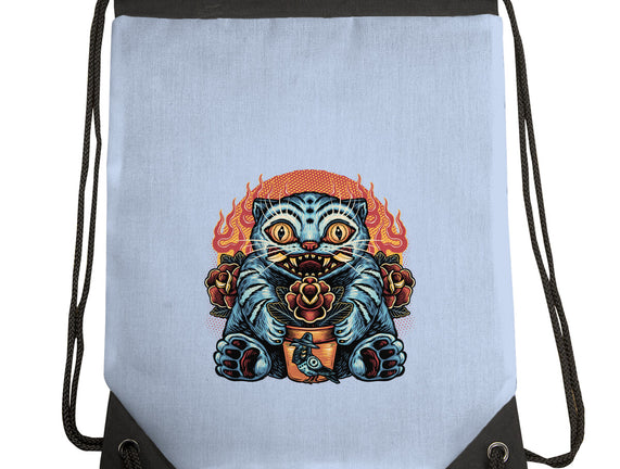 Blue Tiger Red Flame
