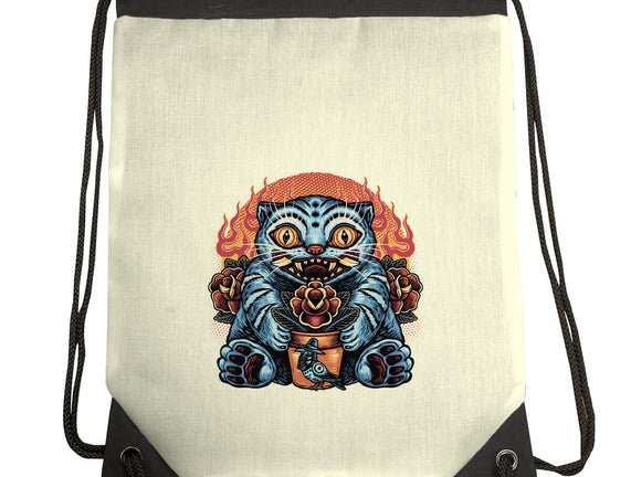 Blue Tiger Red Flame