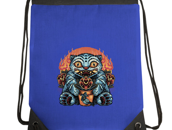 Blue Tiger Red Flame