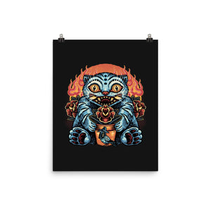 Blue Tiger Red Flame