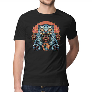 Blue Tiger Red Flame