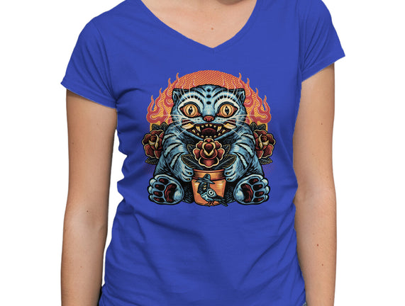 Blue Tiger Red Flame