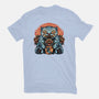 Blue Tiger Red Flame-Mens-Heavyweight-Tee-glitchygorilla