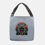 Blue Tiger Red Flame-None-Adjustable Tote-Bag-glitchygorilla