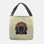 Blue Tiger Red Flame-None-Adjustable Tote-Bag-glitchygorilla