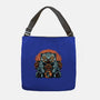 Blue Tiger Red Flame-None-Adjustable Tote-Bag-glitchygorilla