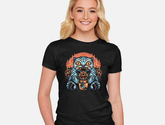 Blue Tiger Red Flame