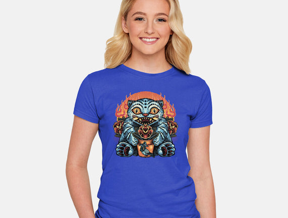 Blue Tiger Red Flame
