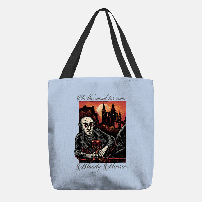 Bloody Horror-None-Basic Tote-Bag-glitchygorilla