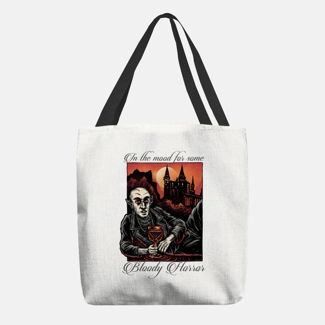 Bloody Horror-None-Basic Tote-Bag-glitchygorilla