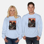 Bloody Horror-Unisex-Crew Neck-Sweatshirt-glitchygorilla