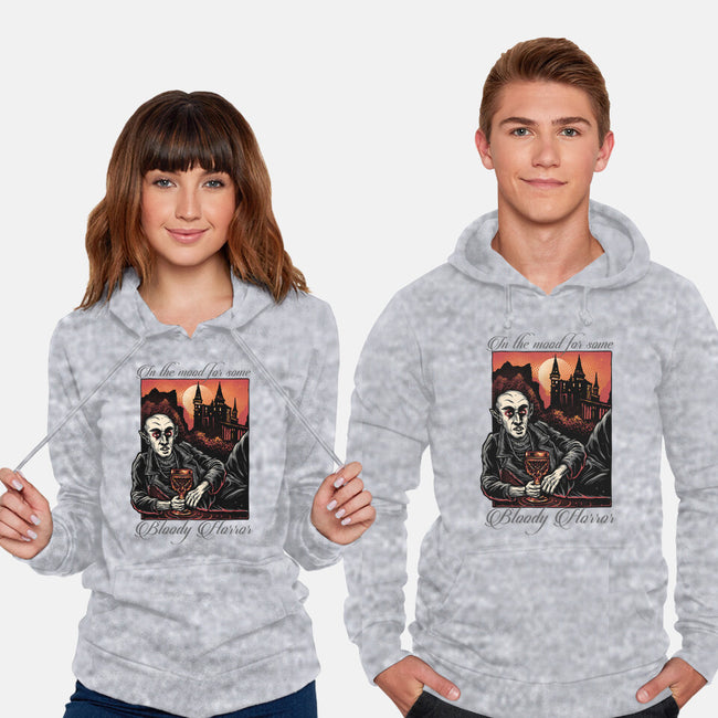 Bloody Horror-Unisex-Pullover-Sweatshirt-glitchygorilla