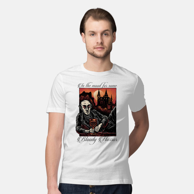 Bloody Horror-Mens-Premium-Tee-glitchygorilla