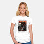 Bloody Horror-Womens-Fitted-Tee-glitchygorilla