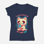 Need My Daily Treat-Womens-V-Neck-Tee-TechraNova