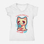 Need My Daily Treat-Womens-V-Neck-Tee-TechraNova