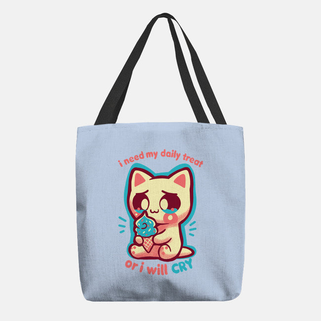Need My Daily Treat-None-Basic Tote-Bag-TechraNova