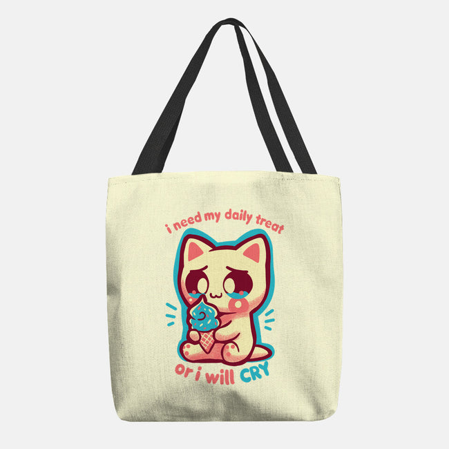 Need My Daily Treat-None-Basic Tote-Bag-TechraNova