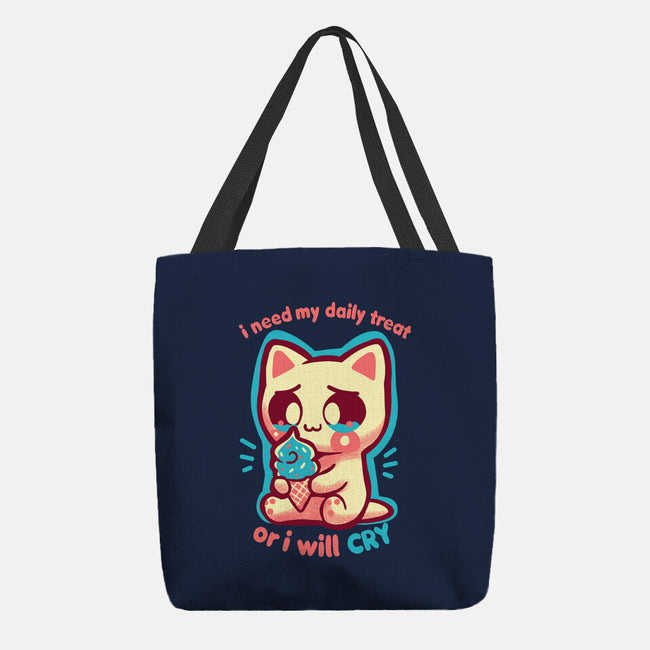 Need My Daily Treat-None-Basic Tote-Bag-TechraNova
