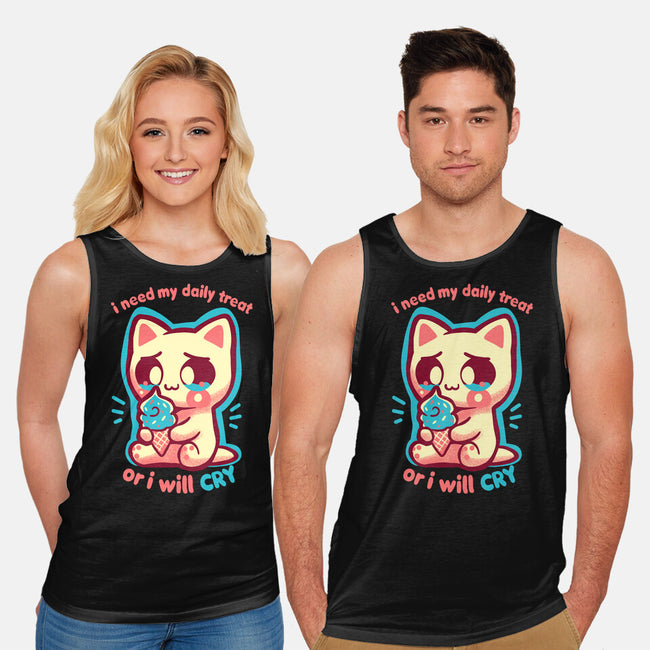 Need My Daily Treat-Unisex-Basic-Tank-TechraNova