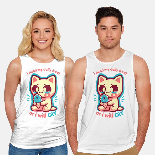 Need My Daily Treat-Unisex-Basic-Tank-TechraNova